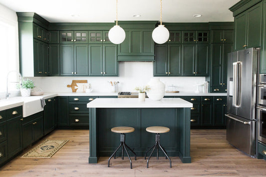 Transform Your Kitchen with a Vibrant Green Color Scheme