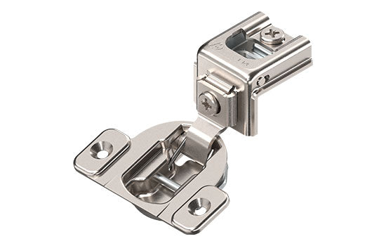 107 Degree 1-1/4" Overlay Self-closing Screw-on Compact Hinge pack of 4