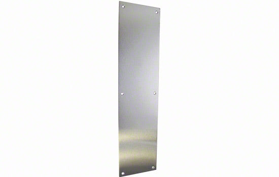 16"L x 4"W Stainless Steel Push Plate